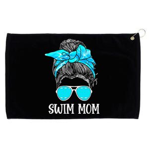 Swimmer Swim Mom Mama Swim Lovers For Swimming Mom Grommeted Golf Towel