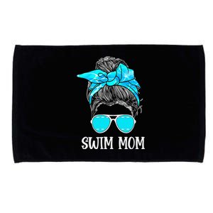 Swimmer Swim Mom Mama Swim Lovers For Swimming Mom Microfiber Hand Towel