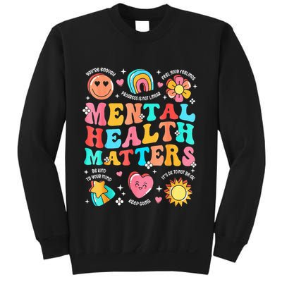 Support Squad Mental Health Awareness Lime Green Sweatshirt