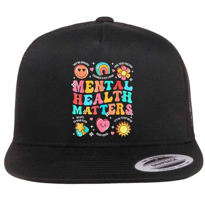 Support Squad Mental Health Awareness Lime Green Flatbill Hat