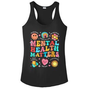 Support Squad Mental Health Awareness Lime Green Ladies PosiCharge Competitor Racerback Tank