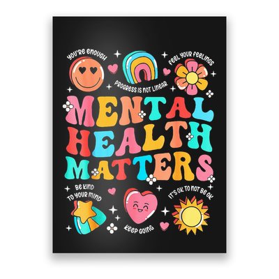 Support Squad Mental Health Awareness Lime Green Poster