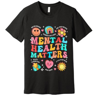 Support Squad Mental Health Awareness Lime Green Premium T-Shirt