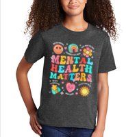Support Squad Mental Health Awareness Lime Green Kids T-Shirt
