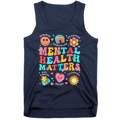 Support Squad Mental Health Awareness Lime Green Tank Top