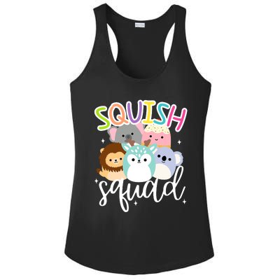 Squish Squad Mallow Great Gifts Cute Ladies PosiCharge Competitor Racerback Tank