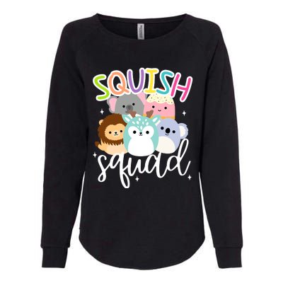 Squish Squad Mallow Great Gifts Cute Womens California Wash Sweatshirt