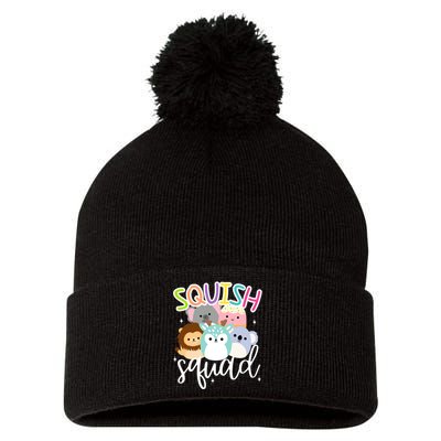 Squish Squad Mallow Great Gifts Cute Pom Pom 12in Knit Beanie