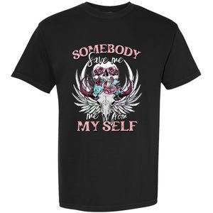 Somebody Save Me Country Music Nashville Garment-Dyed Heavyweight T-Shirt