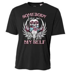 Somebody Save Me Country Music Nashville Cooling Performance Crew T-Shirt