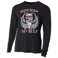 Somebody Save Me Country Music Nashville Cooling Performance Long Sleeve Crew