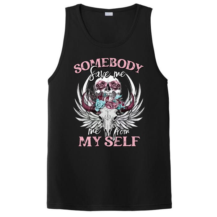 Somebody Save Me Country Music Nashville PosiCharge Competitor Tank