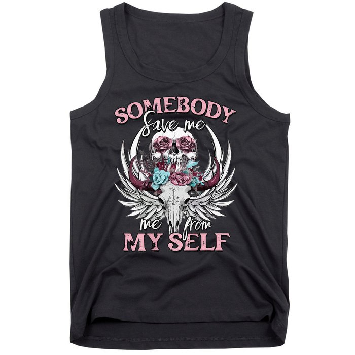 Somebody Save Me Country Music Nashville Tank Top