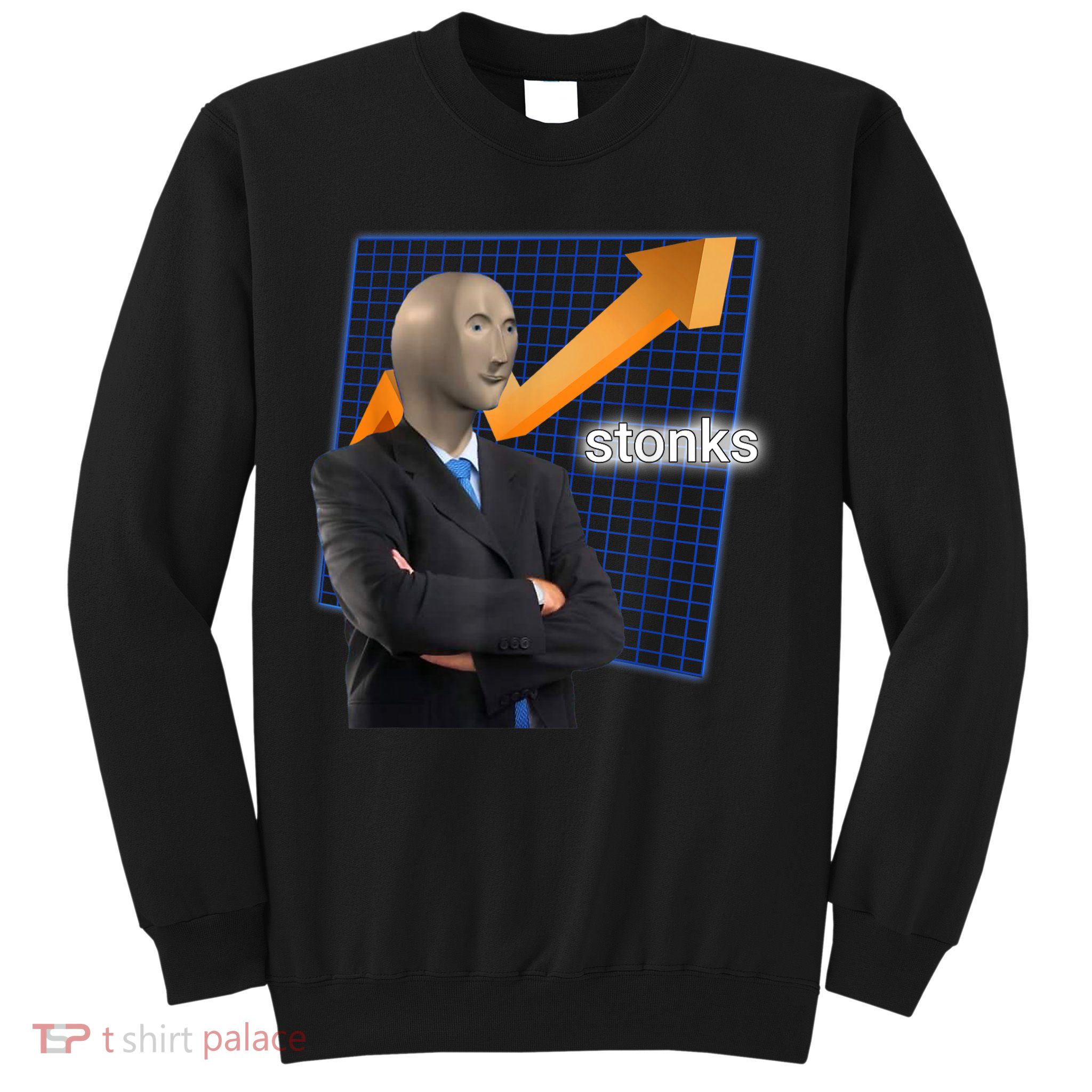 Stonks Surreal Memes Funny Stock Sweatshirt