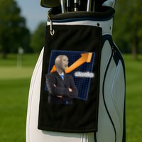 Stonks Surreal Memes Funny Stock Golf Towel