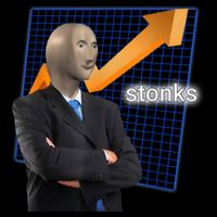 Stonks Surreal Memes Funny Stock Toddler T-Shirt