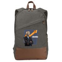 Stonks Surreal Memes Funny Stock Cotton Canvas Backpack