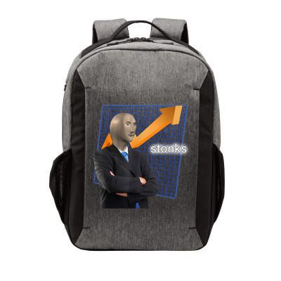 Stonks Surreal Memes Funny Stock Vector Backpack