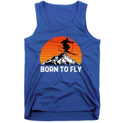 Snow Ski Mountain Skier Downhill Skiing Trip Ski Lover Gift Tank Top