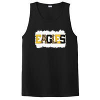 School Spirit Mascot Eagles Leopard Print Teacher PosiCharge Competitor Tank