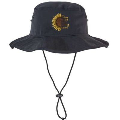 SheS Sunshine Mixed Hurricane Sunflower Lovers Gift Bucket Hat