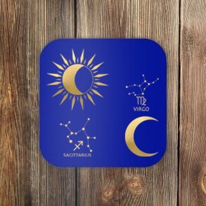 Sagittarius Sunvirgo Moon Zodiac Great Gift Coaster