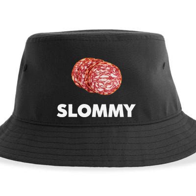 Slommy Salami Meme Oddly Specific Funny Memes Internet Memes Sustainable Bucket Hat