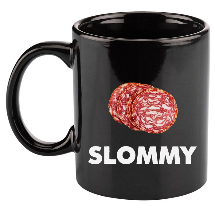 Slommy Salami Meme Oddly Specific Funny Memes Internet Memes 11oz C Handle Ceramic Mug