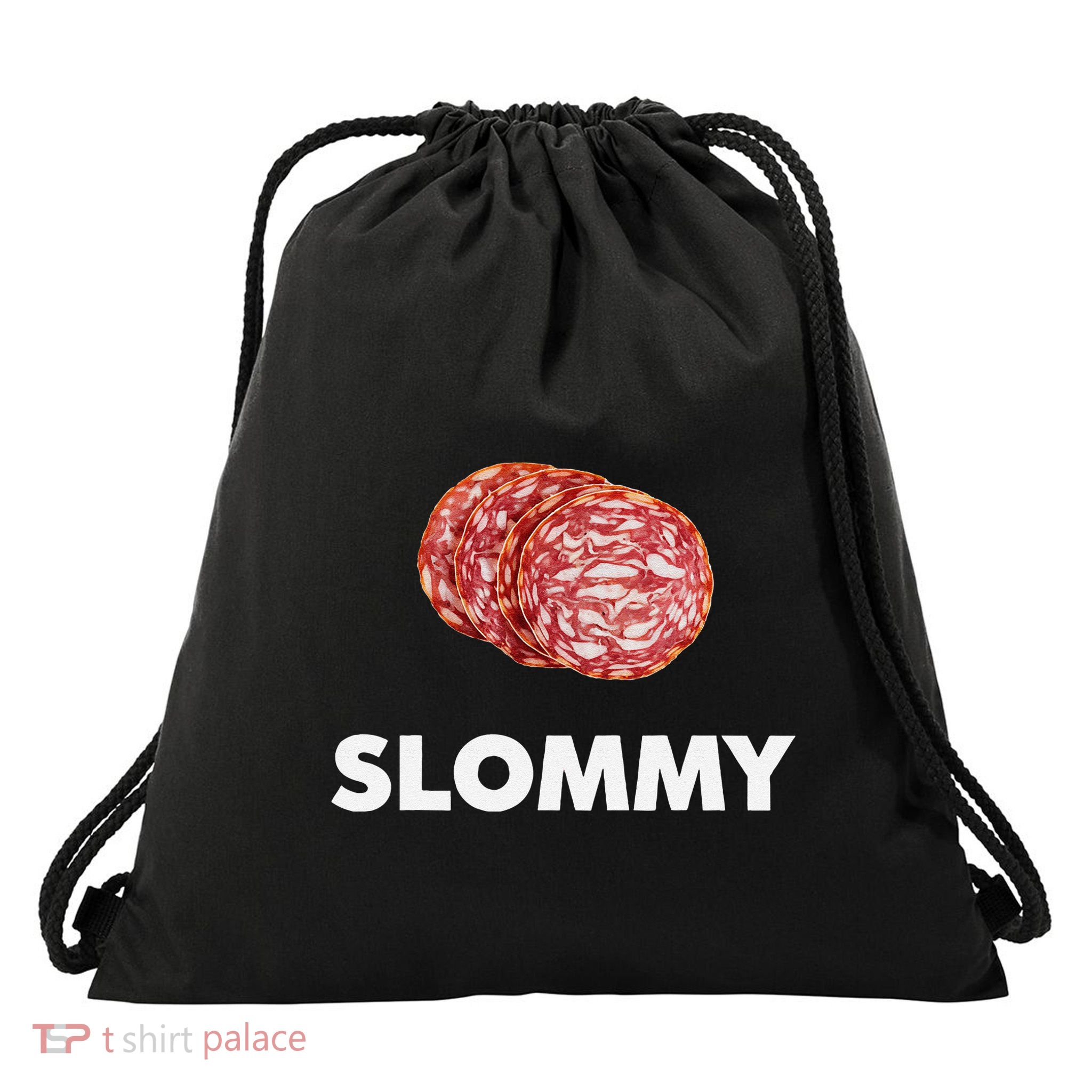 Slommy Salami Meme Oddly Specific Funny Memes Internet Memes Drawstring Bag