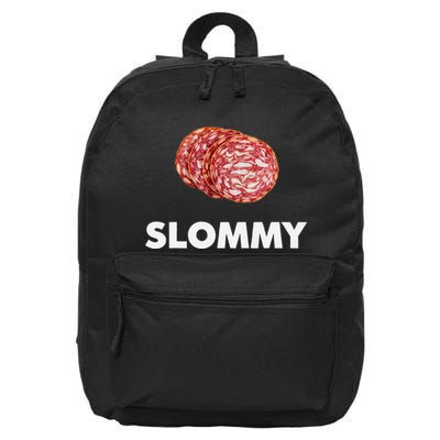 Slommy Salami Meme Oddly Specific Funny Memes Internet Memes 16 in Basic Backpack