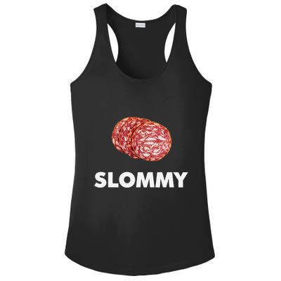 Slommy Salami Meme Oddly Specific Funny Memes Internet Memes Ladies PosiCharge Competitor Racerback Tank