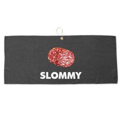 Slommy Salami Meme Oddly Specific Funny Memes Internet Memes Large Microfiber Waffle Golf Towel
