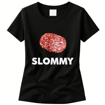 Slommy Salami Meme Oddly Specific Funny Memes Internet Memes Womens T-Shirt