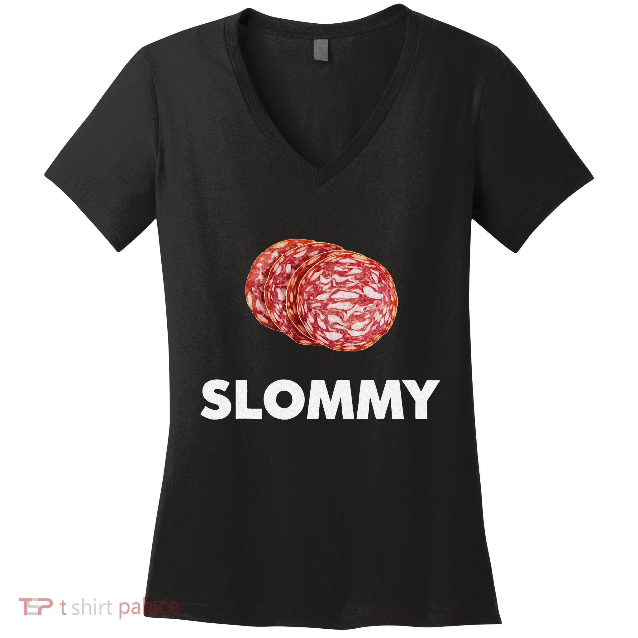 Slommy Salami Meme Oddly Specific Funny Memes Internet Memes Women's V-Neck T-Shirt