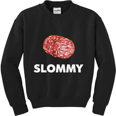 Slommy Salami Meme Oddly Specific Funny Memes Internet Memes Kids Sweatshirt