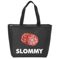 Slommy Salami Meme Oddly Specific Funny Memes Internet Memes Zip Tote Bag