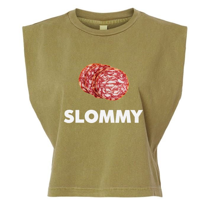 Slommy Salami Meme Oddly Specific Funny Memes Internet Memes Garment-Dyed Women's Muscle Tee