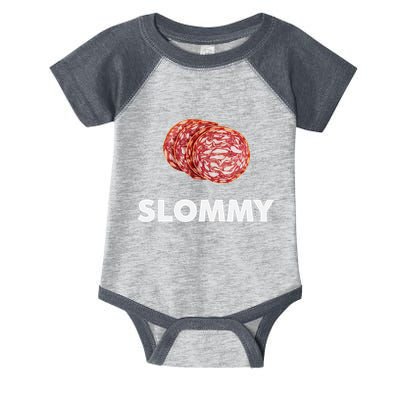 Slommy Salami Meme Oddly Specific Funny Memes Internet Memes Infant Baby Jersey Bodysuit