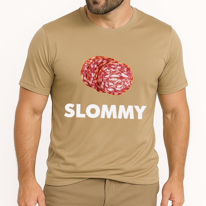 Slommy Salami Meme Oddly Specific Funny Memes Internet Memes Cooling Performance Crew T-Shirt
