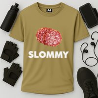 Slommy Salami Meme Oddly Specific Funny Memes Internet Memes Cooling Performance Crew T-Shirt
