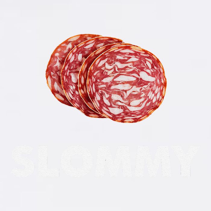 Slommy Salami Meme Oddly Specific Funny Memes Internet Memes Garment-Dyed Sweatshirt