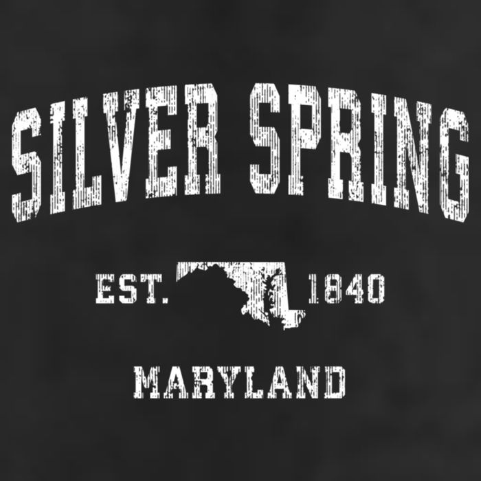Silver Spring Maryland Md Vintage Athletic Sports Design Sweatshirt Hat