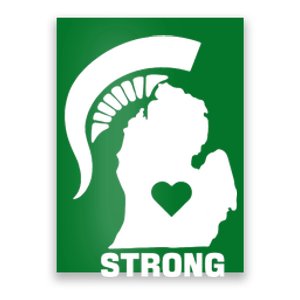 SPARTAN STRONG MSU ST Patricks Day Poster