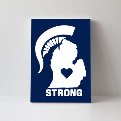 SPARTAN STRONG MSU ST Patricks Day Canvas