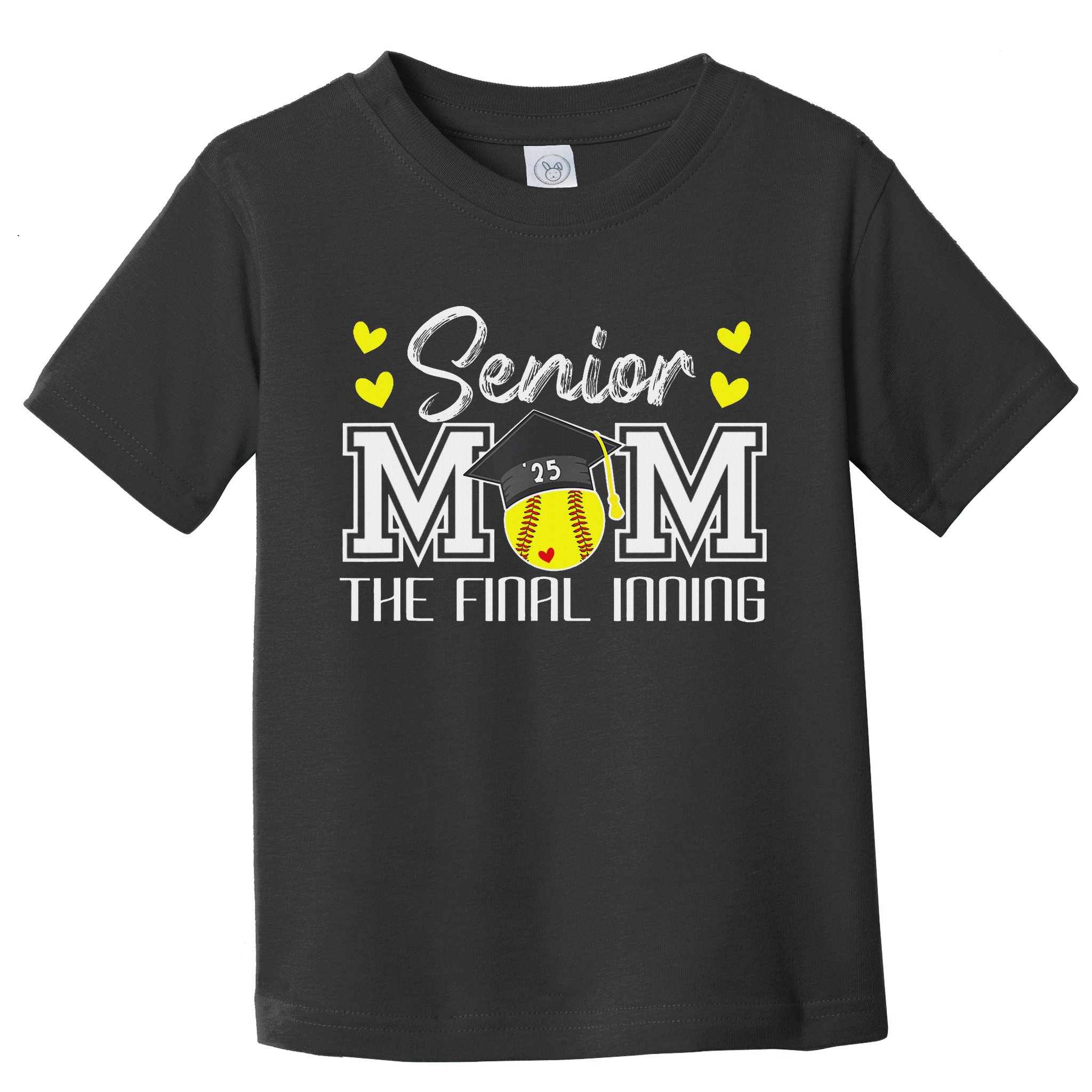 Softball Senior Mom 2025 The Final Inning 2025 Graduate Toddler T-Shirt