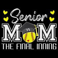 Softball Senior Mom 2025 The Final Inning 2025 Graduate Toddler T-Shirt