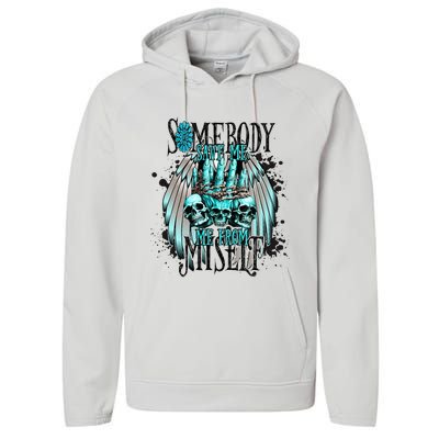 Somebody Save Me From Myself Performance Fleece Hoodie