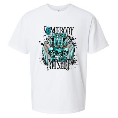 Somebody Save Me From Myself Sueded Cloud Jersey T-Shirt