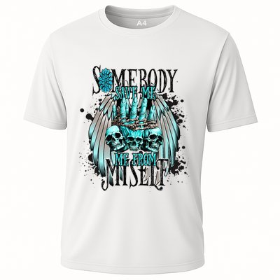 Somebody Save Me From Myself Cooling Performance Crew T-Shirt