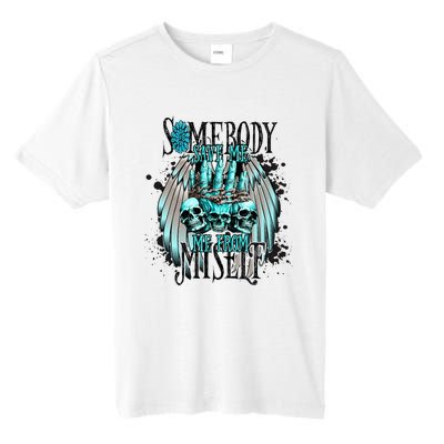 Somebody Save Me From Myself Tall Fusion ChromaSoft Performance T-Shirt